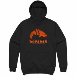 Simms Wood Trout Fill Hoody Black